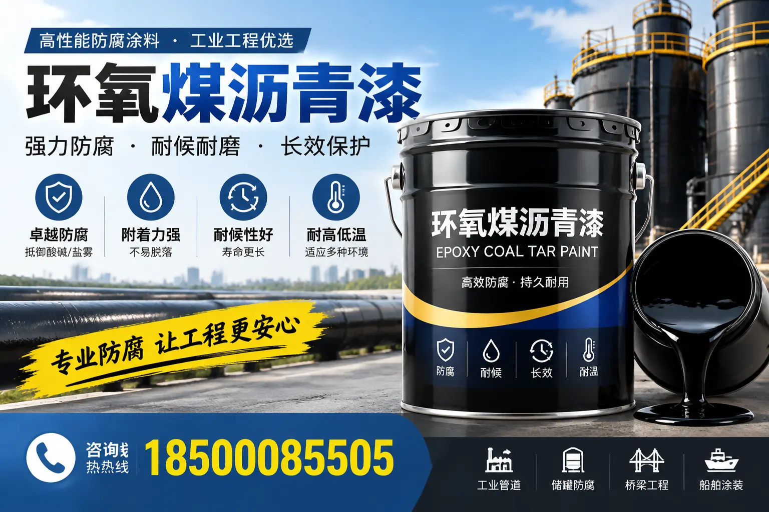 环氧煤沥青漆的施工方法与注意事项，确保在阿拉尔顺利完成
